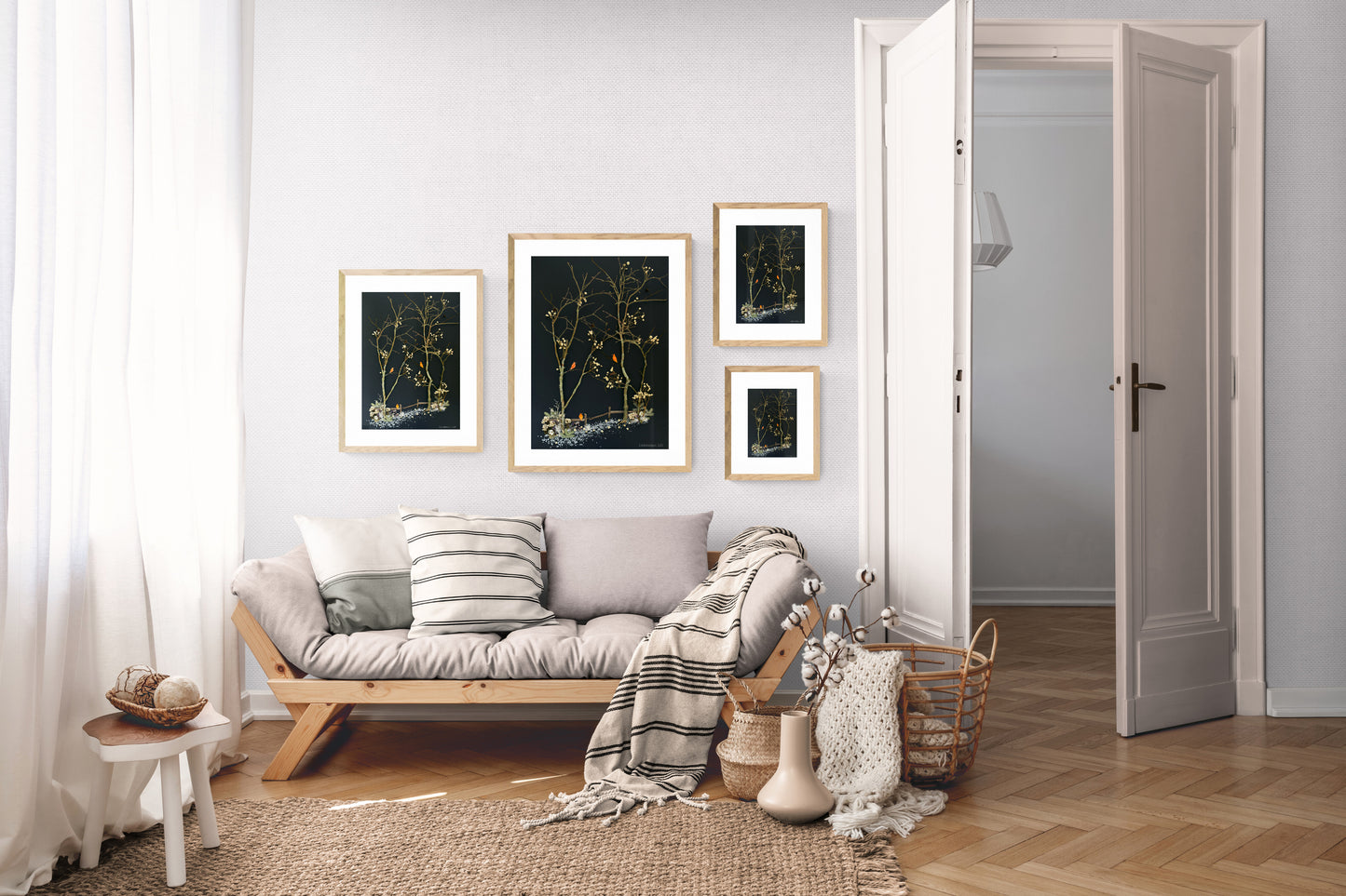 Nature Art print 'Three Friends'