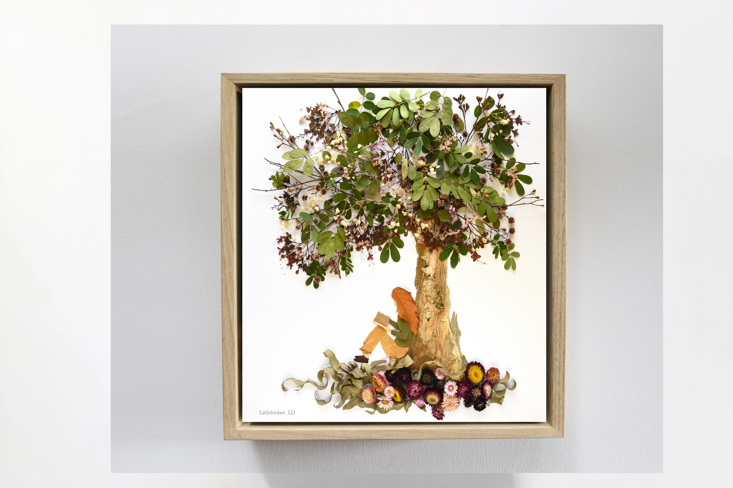 Nature Art print 'Emma's reading tree'