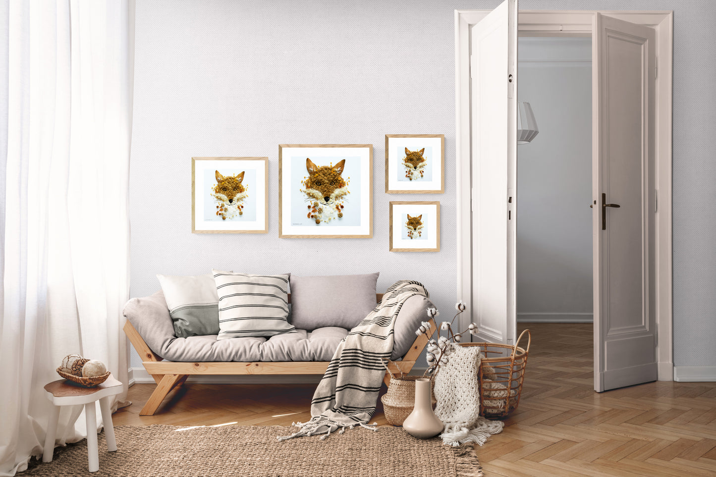 Nature Art print 'Forrest Fox'