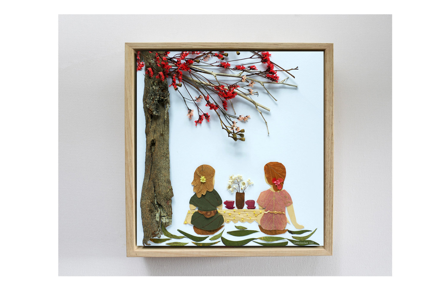 Nature Art print 'Friends and tea'