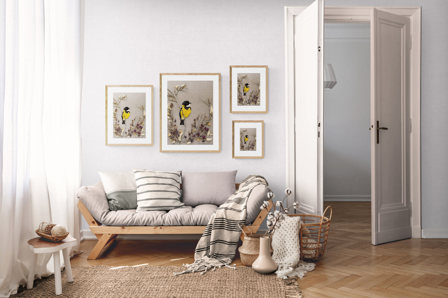 Nature Art print 'Golden Whistler'