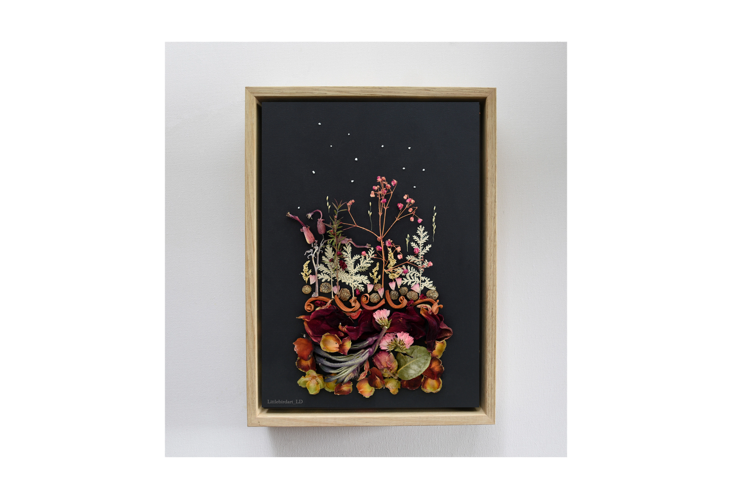 Nature Art print 'Night dreaming in pink'