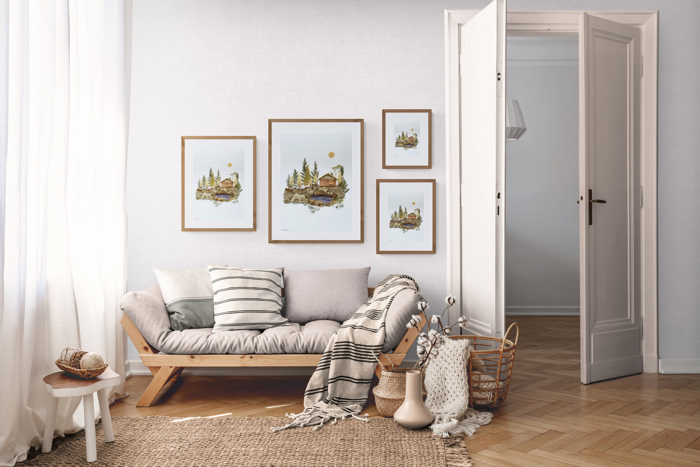 Nature Art Print 'Woodland Refuge'
