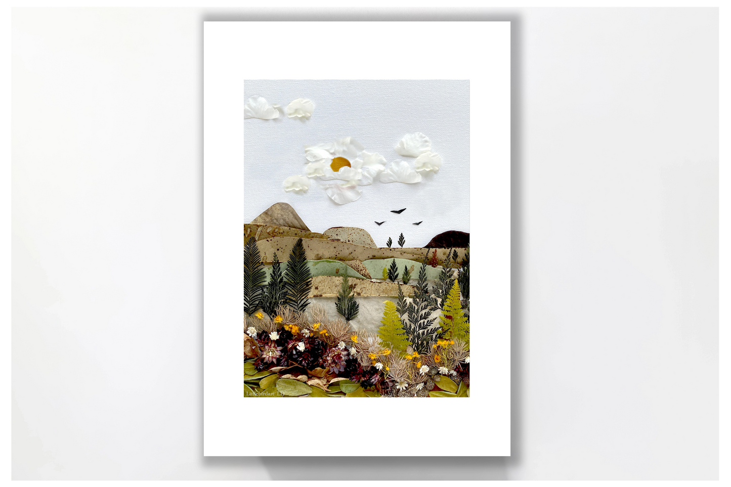 Nature Art print 'Day out in the mountains'