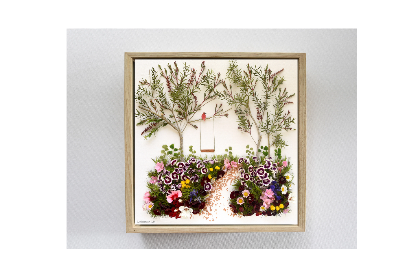 Nature Art print 'Little bird's swing'