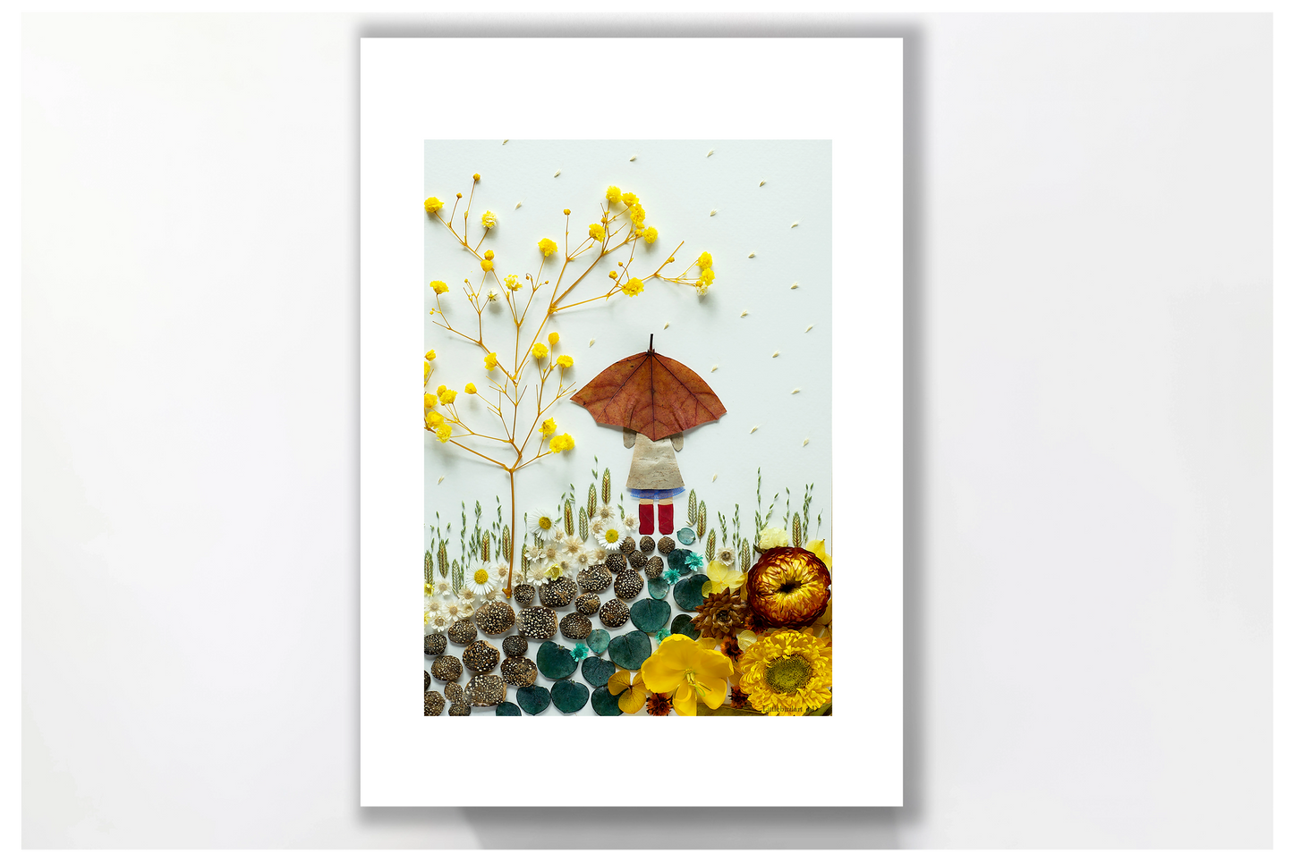 Nature Art Print 'Wet day'