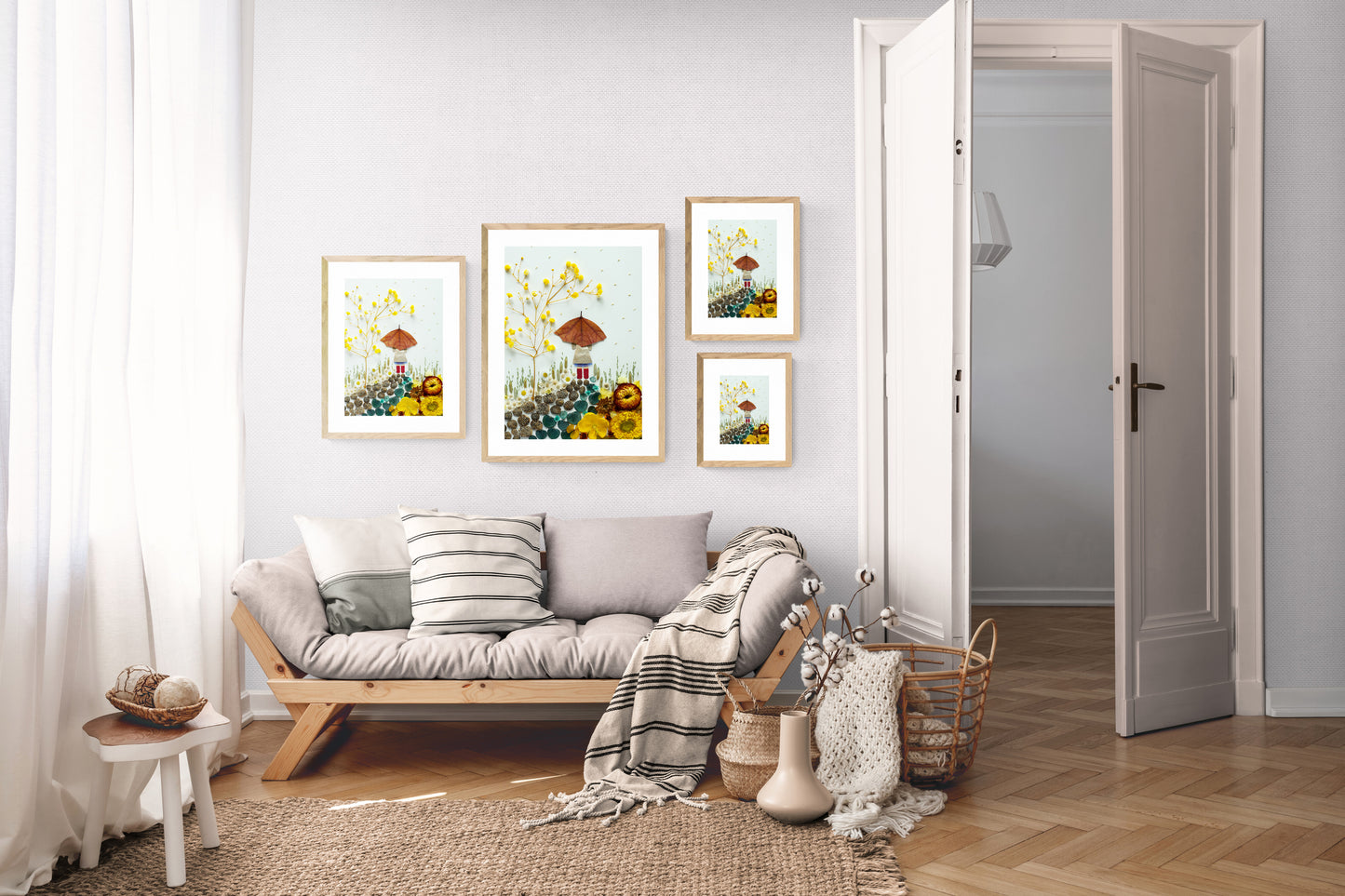 Nature Art Print 'Wet day'