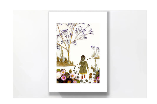 Nature Art print 'Girl's best friend"