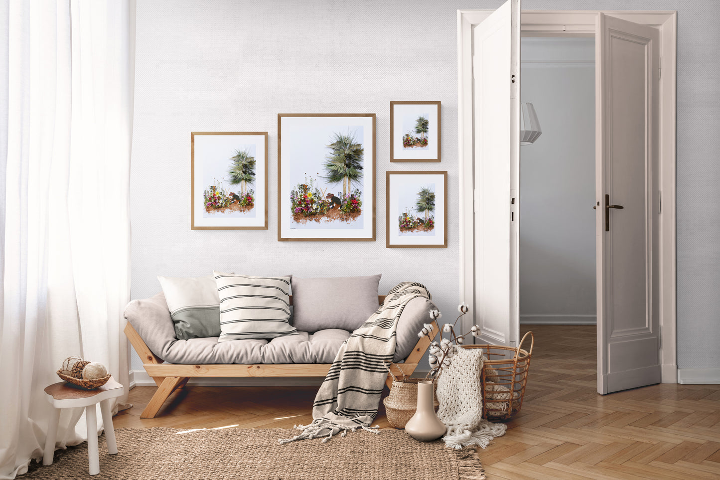 Nature Art print 'In Her Garden'