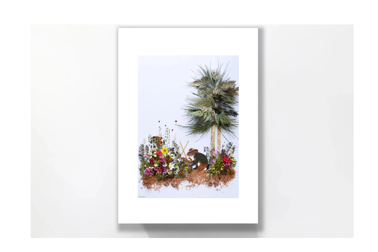 Nature Art print 'In Her Garden'