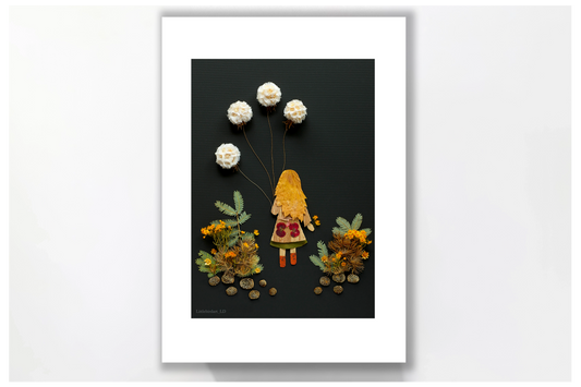 Nature Art print 'Ruby's day out'