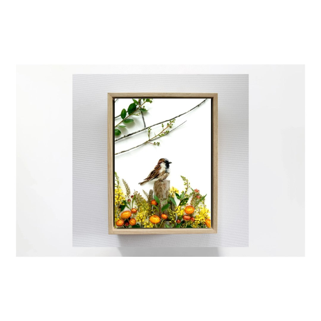Nature Art print 'Sparrow in Spring'