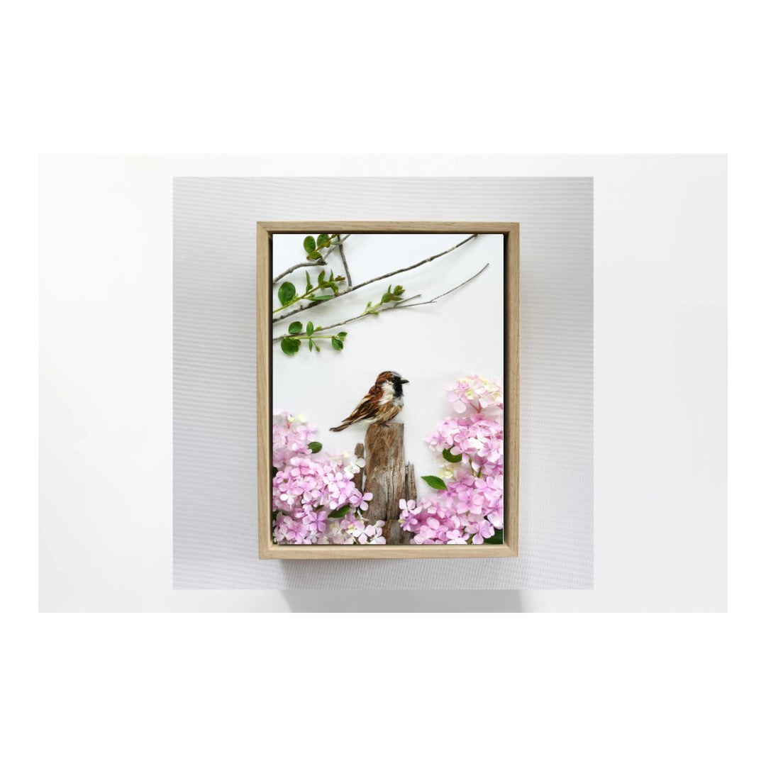 Nature Art print 'Sparrow Passing Through'