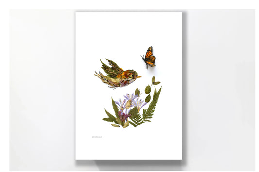 Nature Art Print "Winged Friends'
