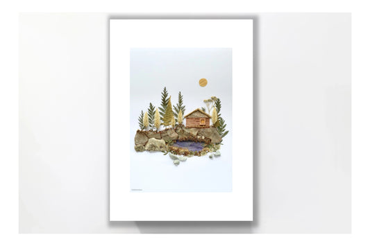 Nature Art Print 'Woodland Refuge'