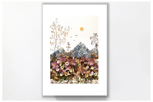 Nature Art print 'Blue Mountains'