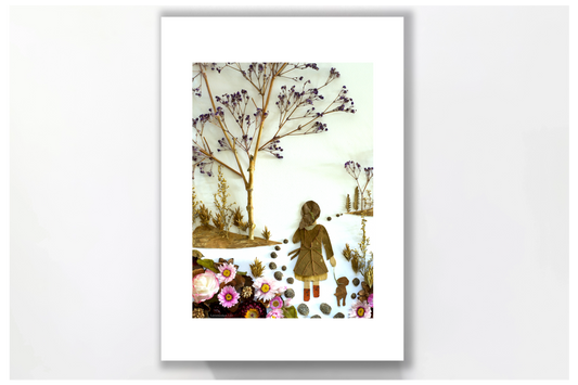Nature Art print 'Girl's best friend"