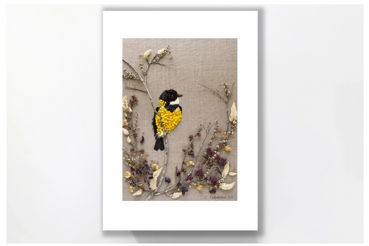 Nature Art print 'Golden Whistler'