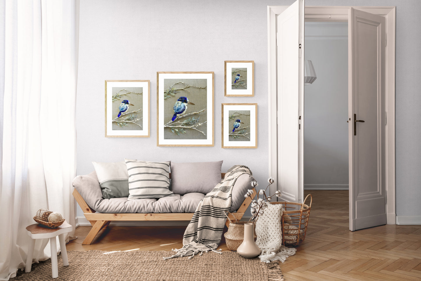 Nature Art Print "Little Kingfisher"
