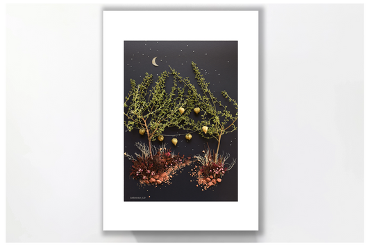 Nature Art print 'Night dreaming by Lantern lane'
