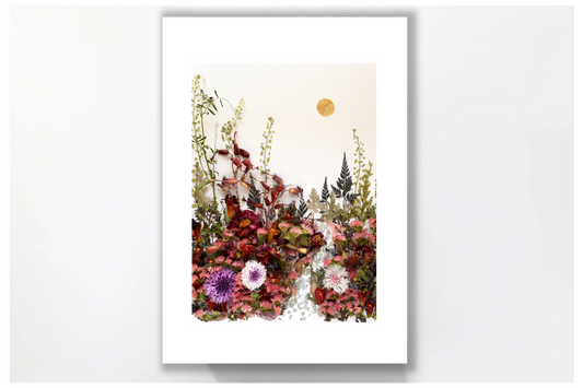 Nature Art Print 'Up the Garden Path'