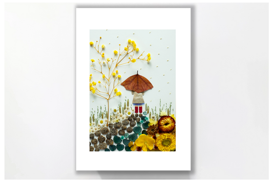 Nature Art Print 'Wet day'